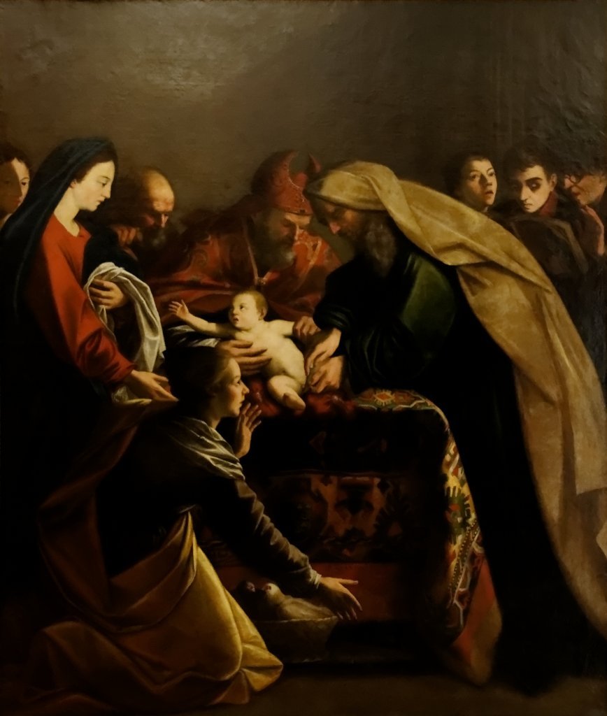 Die Beschneidung Christi, Gemälde von Philippe Quantin 1635