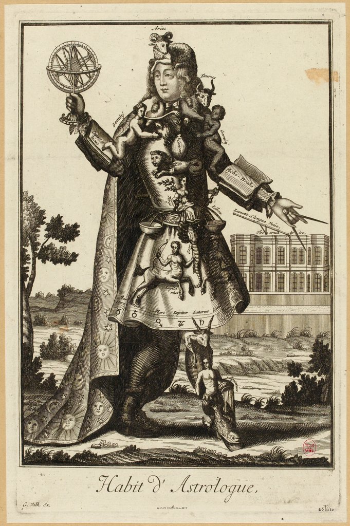 Der Astrologe in seiner Kleidung von Gérard Valk (17. Jahrhundert).