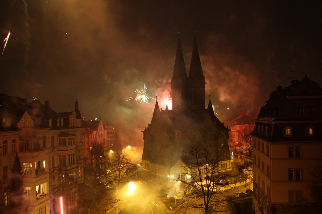 Feuerwerk in Hessen