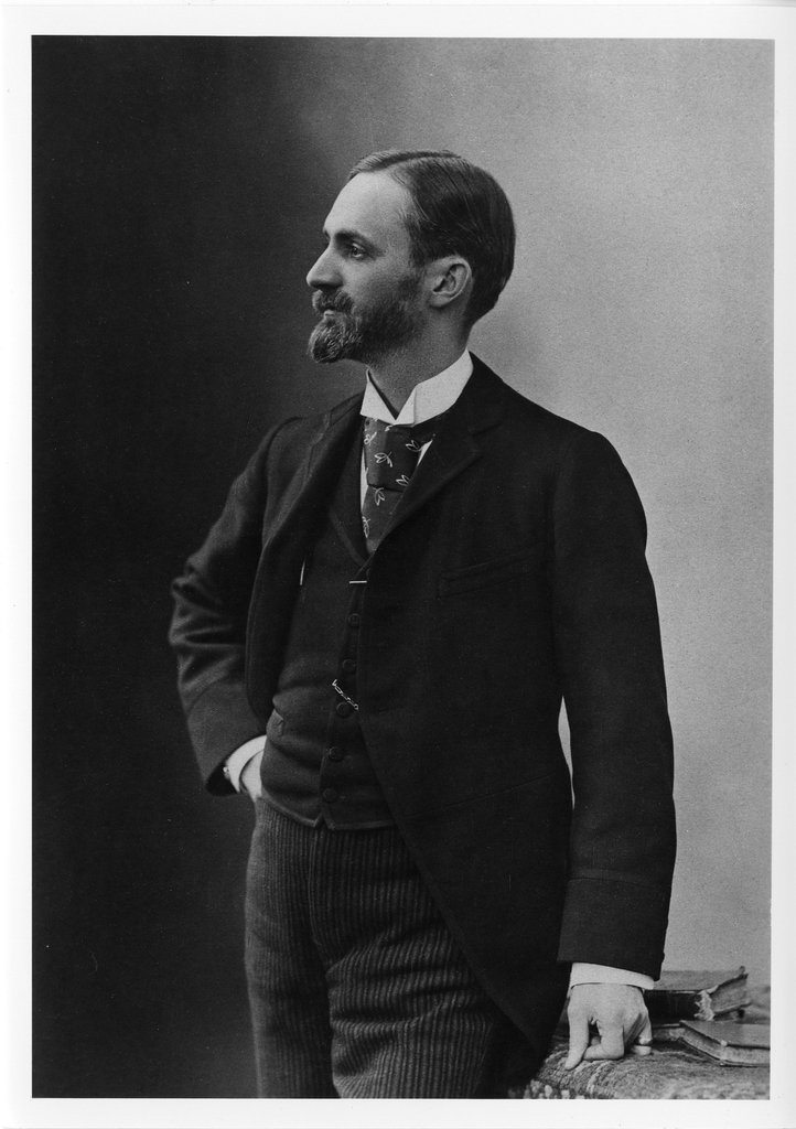 Porträt von George Eastman, Gründer der Eastman Kodak Company, im Jahr 1890, zwei Jahre nach der Gründung von Kodak