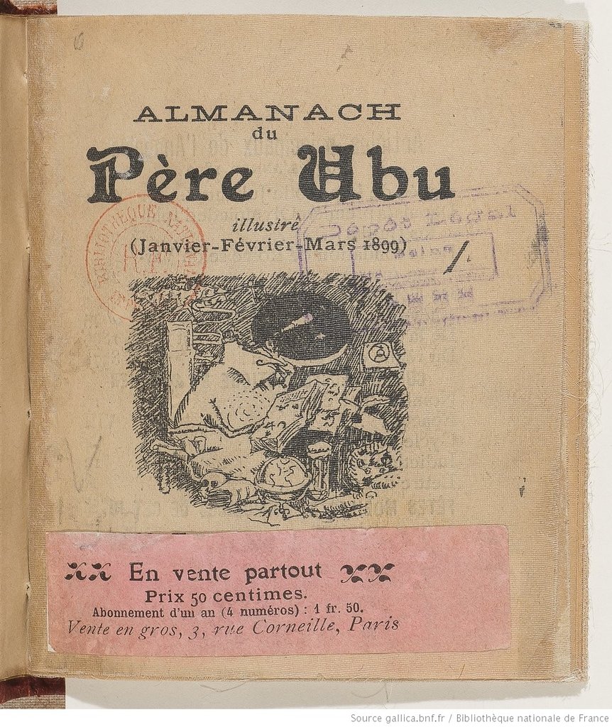 Erste Seite des illustrierten Almanachs von 1899