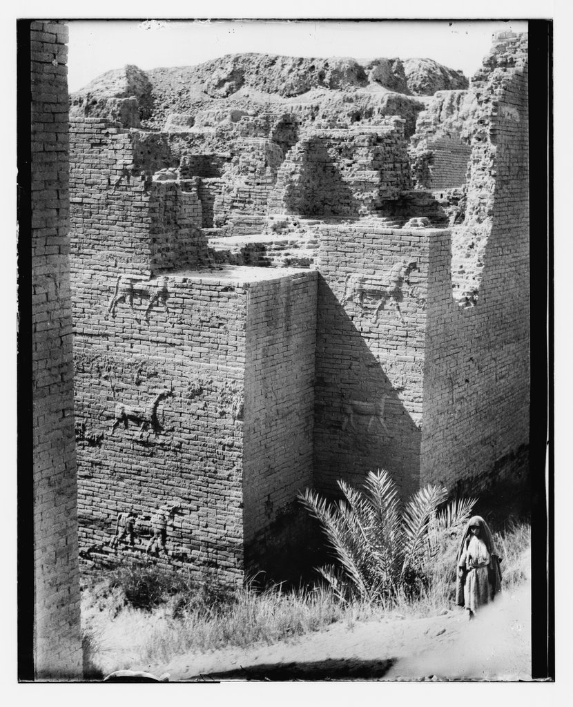 Das Ischtar-Tor nach der Ausgrabung, Aufnahme von Ende September 1932, Sammlung Matson