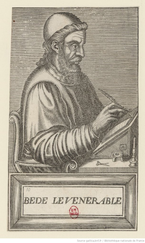 Beda der Ehrwuerdige, Holzstich.