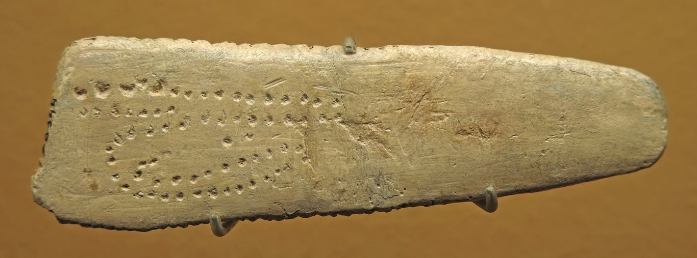 Die Vorderseite des Blanchard-Knochens.