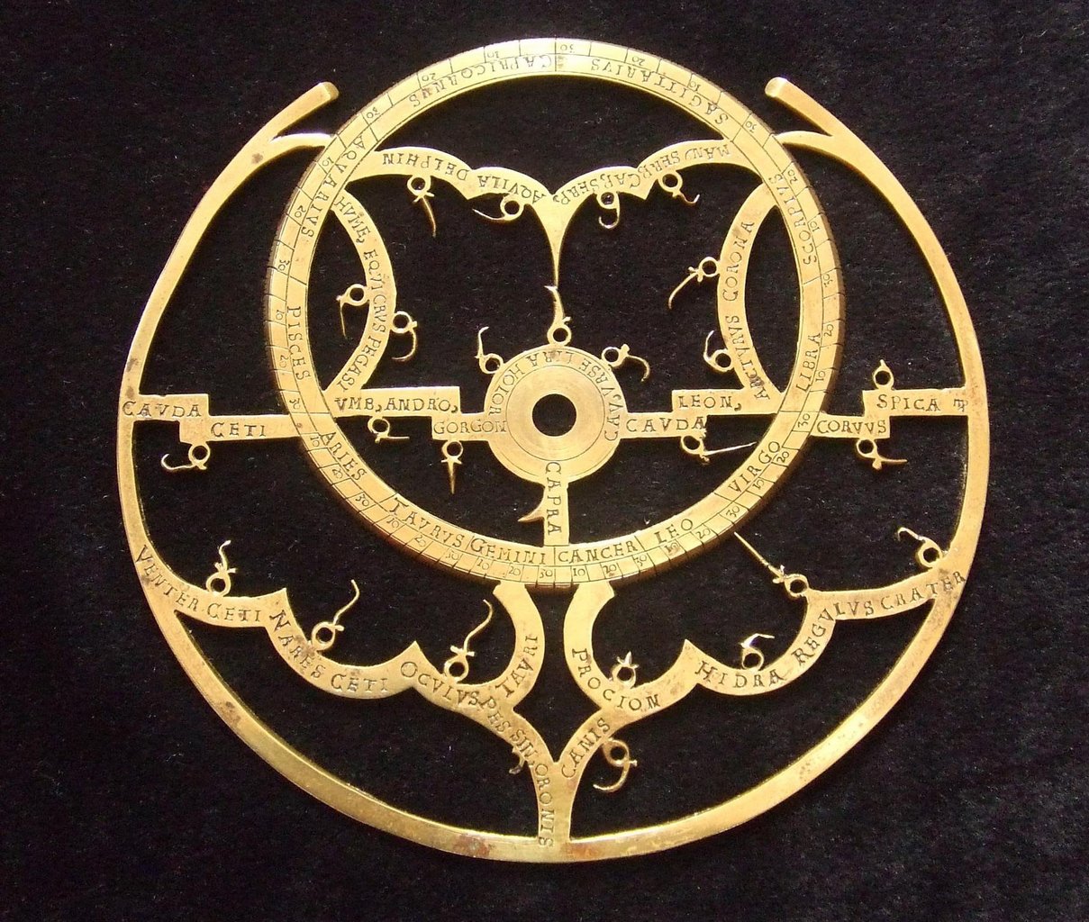 Astrolab, das Georg Hartmann (1489-1564) gehörte und heute im British Museum aufbewahrt wird.
