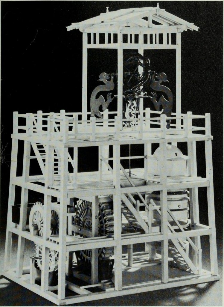 Foto des vom British Museum 1965 gebauten Modells, entnommen aus dem Buch „The Genius of China: 3,000 years of science, discovery, and invention“ von Robert Temple.
