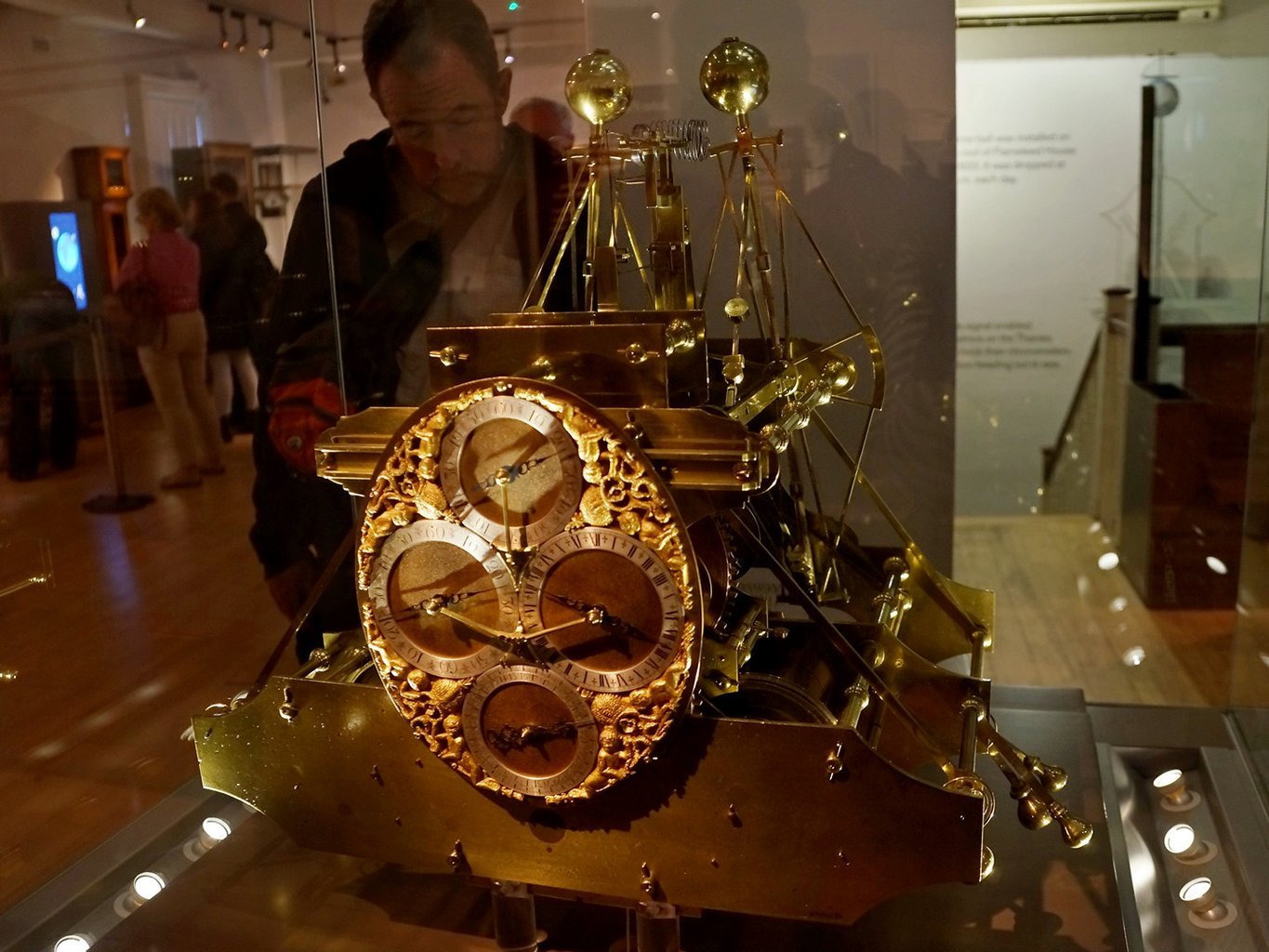 Die Uhr H-1 im Museum des Observatoriums von Greenwich.