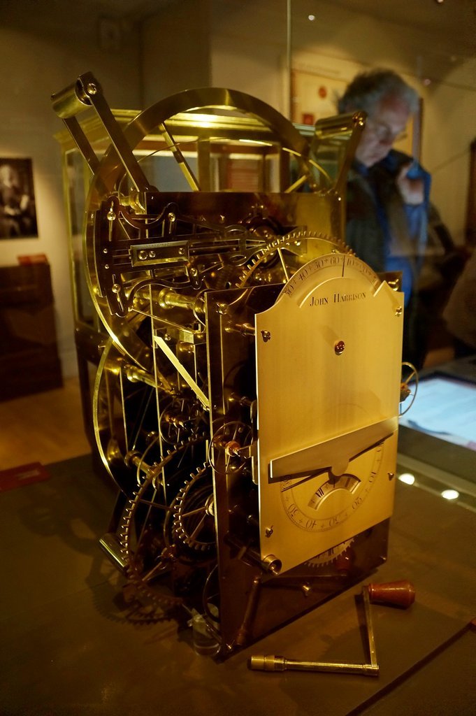 Die Uhr H-3 im Museum des Observatoriums von Greenwich.