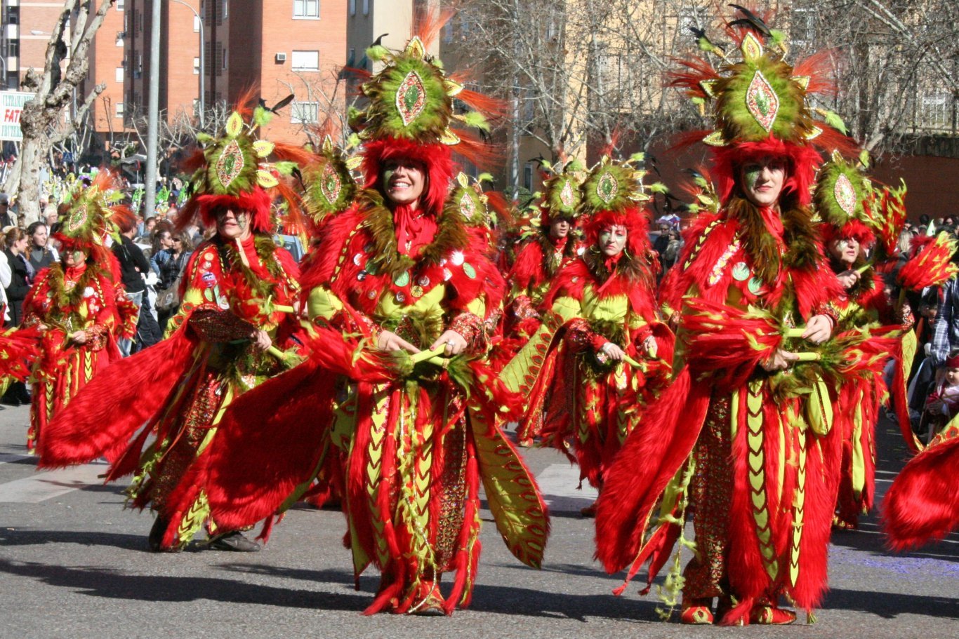 Der unglaubliche Karneval von Badajoz, Spanien