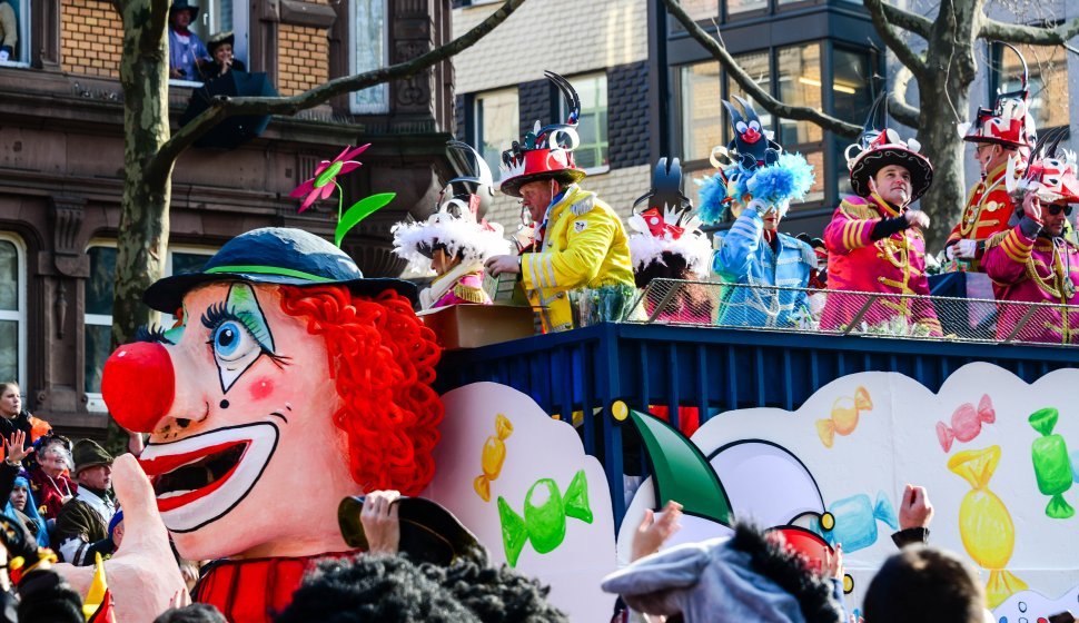 Karnevalsparade für Rosenmontag