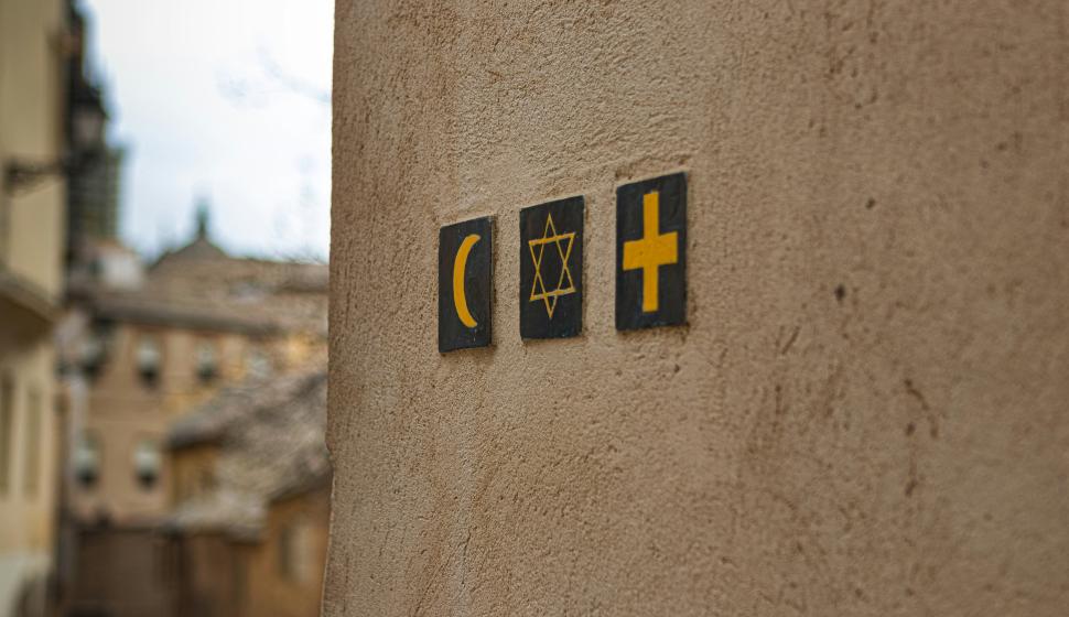 Drei Religionen an einem Ort
